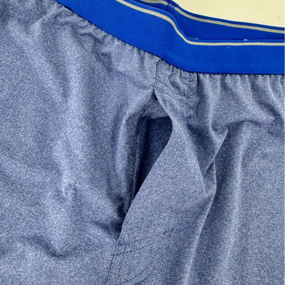 REI‎ Heather Blue Boxers with Elastic Waistband